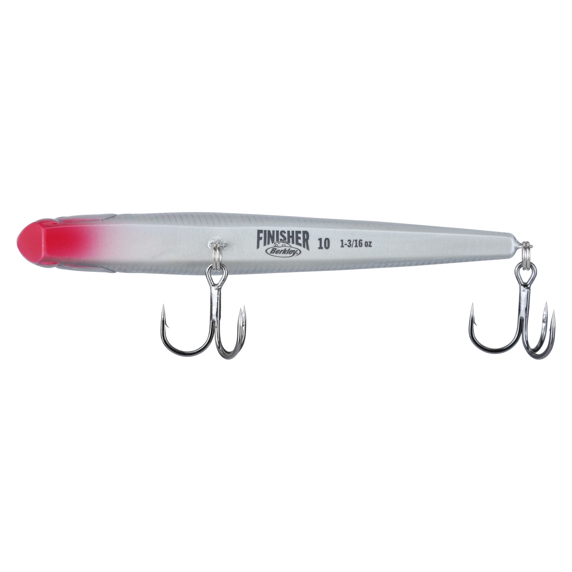 Berkley Finisher, 4 in, Glide Baits, Black Silver (1 Count)
