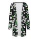 thumbnail image 4 of Mujeres de Manga Larga Tops de Impresión Casual Blusa de Bolsillo Cardigan Algodón Poliéster, Moda Señoras Top para el Uso Diario Y Casual de Primavera, 4 of 9