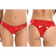 thumbnail image 3 of Lencería de látex para mujer, pantalones cortos con entrepierna con cremallera, ropa interior de charol para fiesta de baile en barra, ropa interior de charol, bragas de cintura baja, 3 of 5