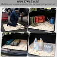 thumbnail image 3 of Xixirimido SUV Cargo Liner Car Trunk Mat Universal Trim-to-Fit All Weather Cargo Mats for Most Car Model Trunk Liner Floor Mat Cargo Cover, Butterfly Mushroom Boho Floral, 3 of 7