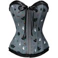 thumbnail image 4 of Corset Bustier à Lacets pour Femmes - Motif Chauve-Souris, 4 of 6