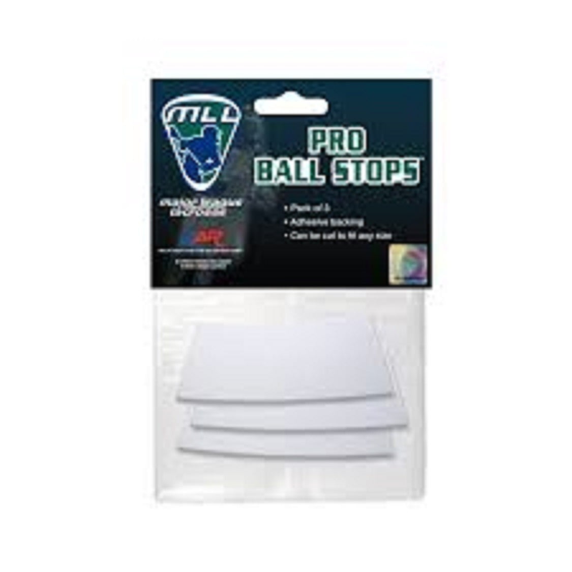 A&R Sports Major League Lacrosse Licensed Pro Ball Stops Bounce Reducer, 3 Pack
