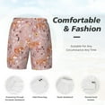 thumbnail image 4 of Kdxio Beautiful Fox Print Men'S Swim Trunks With Compression Liner 7 Inch Inseam Quick Dry Swim Shorts, 4 of 7