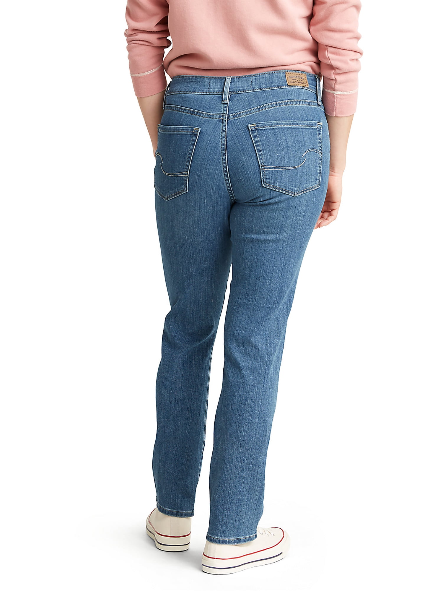 Levi Strauss Signature Women's Mid-Rise Modern Slim Jeans