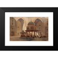 thumbnail image 2 of Edward Angelo Goodall 24x17 Black Modern Framed Museum Art Print Titled - Mosque of Sultan Hassan, Cairo (1870), 2 of 5