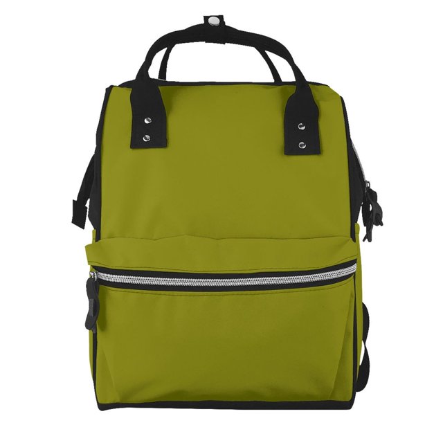 Disketp Olive Mochila de Pañales de Gran Capacidad con Múltiples Bolsillos, Mochila de Viaje Multifuncional para Bebé, Unisex, Moderna y Resistente