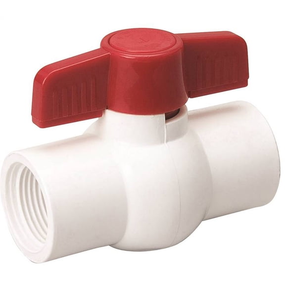 Proline 107-136 IPS PVC Ball Valve, 1.25"