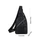 thumbnail image 3 of Bolso de Negocios para Hombre y Mujer | Bandolera Informal | Bolso de Hombro Multibolsillos de Gran Capacidad | Correa Ajustable | Bolso Frontal para Viajes, Fitness y Ciclismo | Gris Azulado, 3 of 6