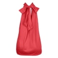 thumbnail image 7 of TrendOFT Halter Tank Top for Women Summer High Neck Tie Strap Camisole Tops Solid Sleeveless Dressy Casual Blouse Red XL, 7 of 7