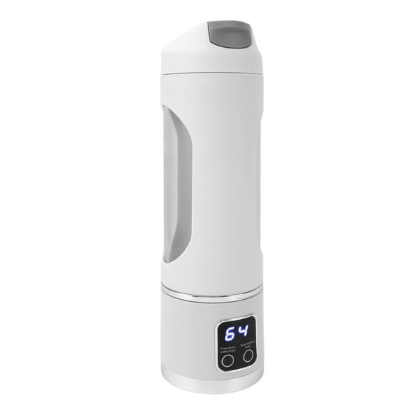 Portable Blender Cup, Powerful Automatic Power Off Electric Blender Cup 450ml Capacity USB Rechargeable for Office