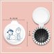 thumbnail image 1 of Espejo plegable de dibujos animados de peluche Kawaii Snoopy Charlie Brown Woodstock con peine de airbag, juguete de peluche de anime para niña, regalo de cumpleaños, 1 of 5