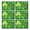 Irish Green Clover, variant on 6 Pieces Place Mat Linen Non Slip Table Placemats Irish Green Clover Shamrock Placemats for Party Kitchen Dining Decoration