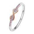 thumbnail image 6 of SEPARQI Women 925 Sterling Silver Butterfly Cubic Zirconia Thumb Ring Stress Anxiety Rings Women's Jewelry Lady Birthday Mother's Day Gifts, 6 of 6