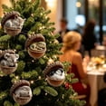thumbnail image 5 of Christmas Resin Hanging Ornaments ，Cute Forest Animal Ornaments 2D Funny Woodland Wildlife Tree Ornaments for Xmas Tree Decorations Fall Holiday Indoor Party Decor, 5 of 9