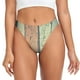 thumbnail image 1 of Balery Hardwood Tangas de Algodón para Mujer con Estampado – Ropa Interior Sexy, Transpirable, G-string-Medium, 1 of 1