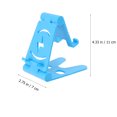 thumbnail image 3 of Qijita Plastic Double Phone Holder Desktop Folding Stand Creative Multifunction Mount for Cellphone Tablet (Blue), 3 of 5