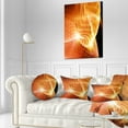 thumbnail image 3 of Designart Bright Yellow 3d Abstract Design - Contemporary Abstract Throw Pillow - 12x20, 3 of 5