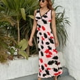 thumbnail image 3 of Animal Print Patterns Sleeveless Dress Female Clothing Dress Women Summer 2025 Dress, 3 of 7