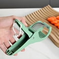 thumbnail image 3 of Shoreew 2Pcs Fruit Slicer Ergonomic Handle Multi-Blade Design Kitchen Cutter Fruits Vegetables Slicer Kitchen Utensil, 3 of 7