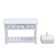 thumbnail image 5 of Tocador de casa de muñecas juguetes únicos blancos lavabo de casa de muñecas fresco en miniatura para casa de muñecas en miniatura 1:12 ANGGREK Otros, 5 of 8