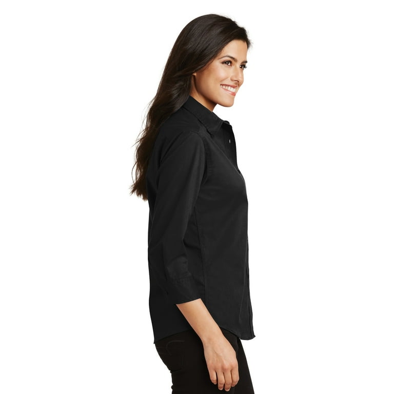 Port Authority ® Ladies 3/4-Sleeve Easy Care Shirt. L612 - Walmart.com