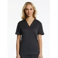 thumbnail image 4 of EL9605 V-Neck Scrub Top for Men & Women | Perfect for Medical, Dental, Veterinary Pewter Medium, 4 of 4