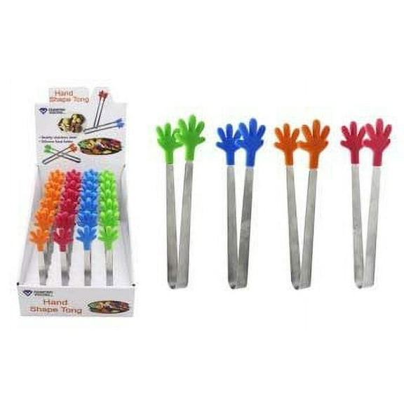 Diamond Visions 01-2051 Hand Shape Tongs in Assorted Colors 2 Tongs