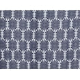 thumbnail image 2 of Zelouf Polyester Floral Lace  , Sewing, DIY, Crafts Fabric by the Yard, 449 Navy, 7 Yard, 2 of 2