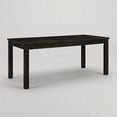 thumbnail image 2 of Furniture of America Sinuata Wood Rectangle Dining Table in Antique Black, 2 of 9