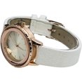 thumbnail image 5 of Blekon Collections Japanese Quartz Women's 37mm Case Cut-Crystal Bezel Sparky Leather Band Watch, 5 of 5