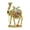 L, variant on Middle Eastern Styles Exotic Camels Statue Resins Gold Desert Figurine for Indoor Decors and Housewarmings Gift