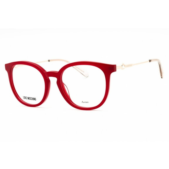 Moschino Love MOL607/TN 0C9A 00 Women's Transparent Red Eyeglasses
