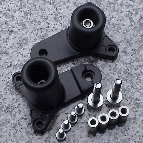 2011-2024 Suzuki GSXR600 GSXR750 GSXR 600 750 BLACK NO-CUT FRAME SLIDERS