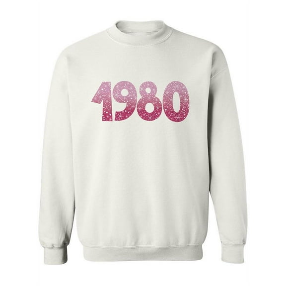 Sparkly 1980. Sweatshirt Women -Image by Shutterstock, Female 5X-Large