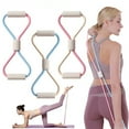 thumbnail image 2 of Yoga Resistance Bands Elastic Band Sports Exercise Puller 8-shaped Chest Expander for Body Building Home Gym Fitness Equipment, 2 of 9