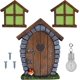 thumbnail image 5 of Ventanas y puertas en miniatura con luces decorativas para árboles, puertas y ventanas luminosas para dormir de hadas, escultura de jardín artística para patio, decoración de césped, 5 of 5