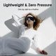 thumbnail image 4 of Zero Pressure Sleep Mask - Lightweight Breathable Blockout Eye Mask for Sleeping with Ear Hanging Elastic Strap for All Sleep Positions Men Women Soft, 4 of 5