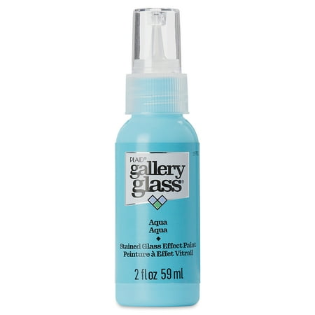 UPC: 0028995197819 | Plaid Gallery Glass Paint – Aqua 2 oz