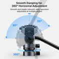 thumbnail image 5 of Ulanzi TB12 Lightweight Aluminum Alloy Monopod for DSLR Smartphones & Action Cameras 155cm Extendable Selfie Stick with Carrying Case Portable Travel Monopod for Hiking & Outdoor Photography, 5 of 11