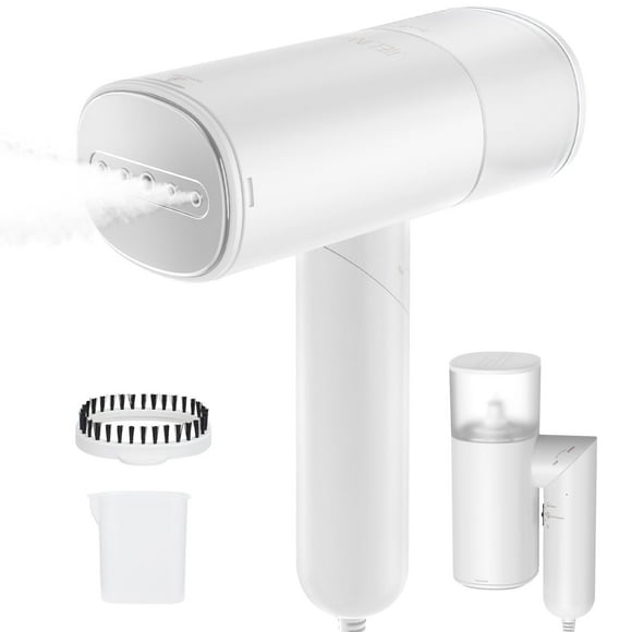 Vaporizador portátil JIELINWEE 1200 W, 150 ml, tanque de agua 120 V, blanco