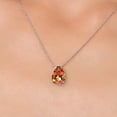 thumbnail image 3 of Gem Stone King 14K White Gold Ecstasy Mystic Topaz Pendant Necklace for Women | 3.66 Cttw | Gemstone November Birthstone | Pear Shape 12X8MM | With 18 inch Chain, 3 of 6