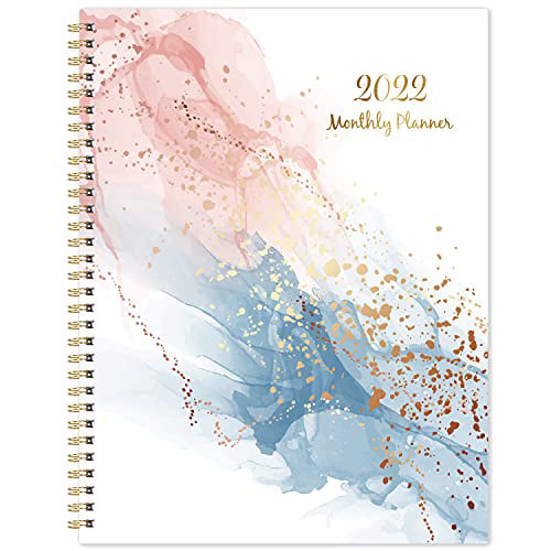 Good for Home and School Planning 9'' x 11'' Monthly Planner 2022-2023 December 2023 January 2022 Calendar Planner with Tabs and Ample Writing Blocks 24 Months Planner 