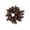 Coffee, variant on Rustic Faux Pinecone Candle Ring Wreath, 10.6 Inch Evergreen Needle And Cone Cluster, Tabletop Decor For Kitchen Cabinets And Holiday Dining Tables, White Berry Candle Ring