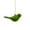 Green, variant on Leodye 1PCS Flocked Bird Shaped Christmas Hanging Ornaments, Delicate Lightweight Pendant for Xmas Tree Home Holiday Scene Decor -4.53IN