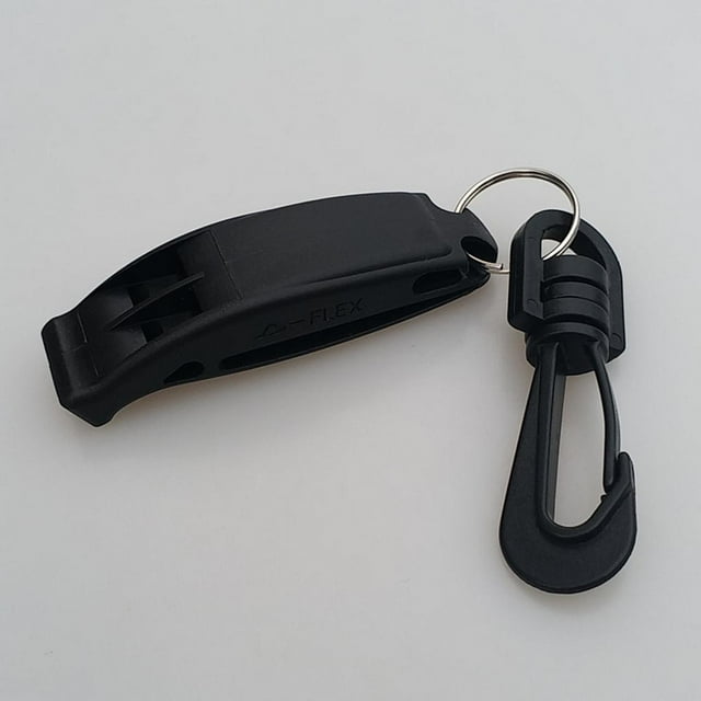 Silbatos de de Segurid de Plástico, Bien en Cualquier Negro shamjiam Silbato de supervivencia con clip