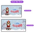 thumbnail image 5 of Hello Winter Shetland Sheepdog Smiling in Red Scarf Hat Welcome Christmas Desk Mat Full Keyboard Mouse Pad Sheltie Dog Lover Gifts Large Mousepad - 00017, 5 of 5