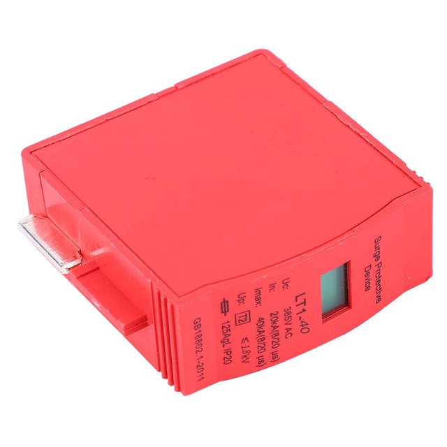 Surge Protective Device, Din Rail Fire Proof Arrester Device, For Electric System Household High-rise Building Commerce 40KA,65KA,80KA