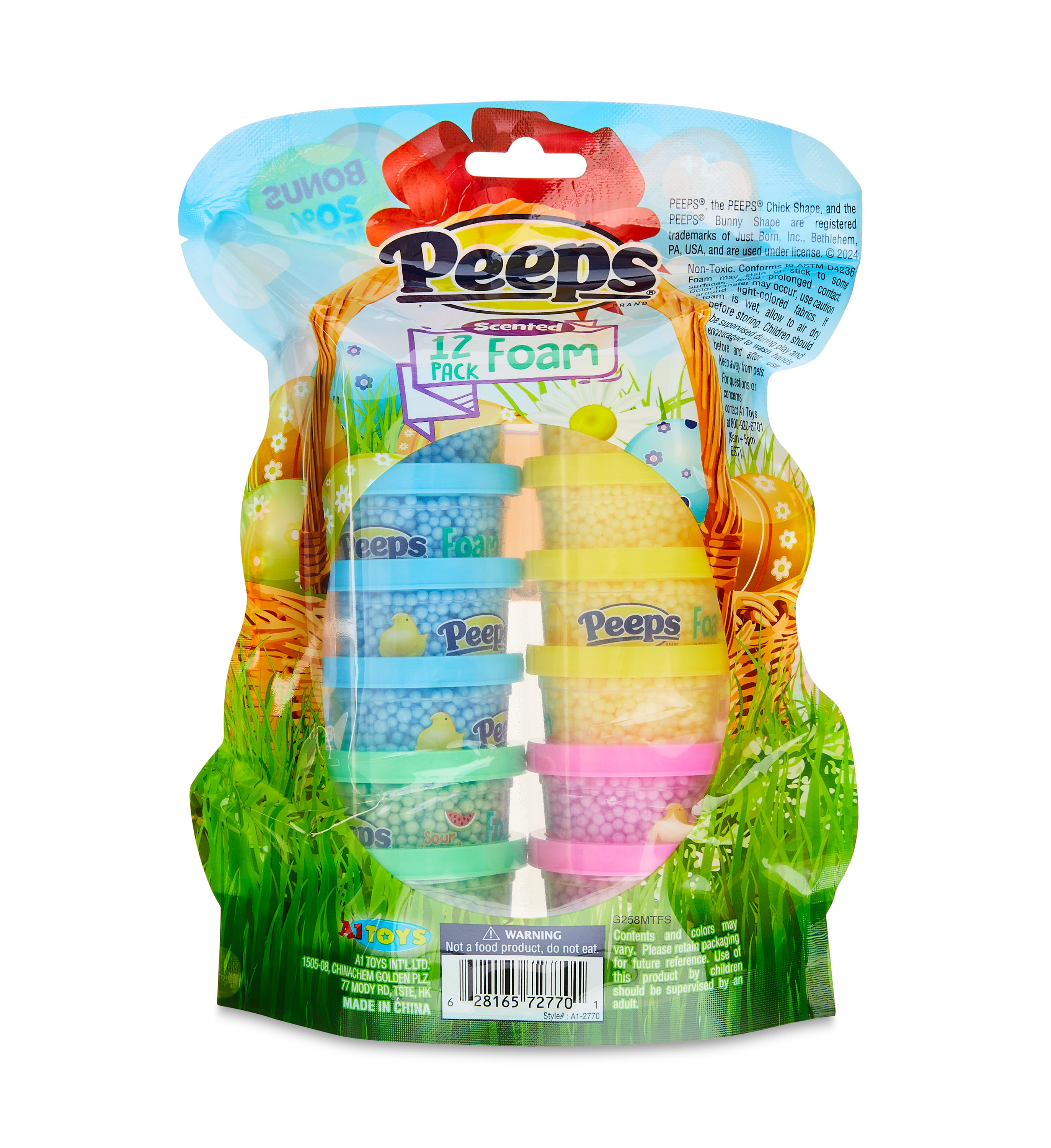 PEEPS® 12 Pack x 1oz Marshmallow Scented Foam - Walmart.com