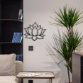 thumbnail image 1 of UPOUART De Pared Acrílico Lotus Negro Con Único Para Del Hogar, 1 of 8