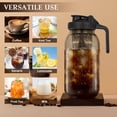 thumbnail image 3 of Soulgenix Cold Brew Coffee Maker, 64 oz Mason Jar Pitcher with Stainless Steel Filter, Cleaning Brush, Black, 3 of 7